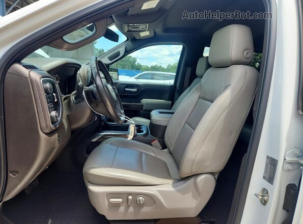 3GCUYEED7KG295602 2019 CHEVROLET SILVERADO White Front interior view