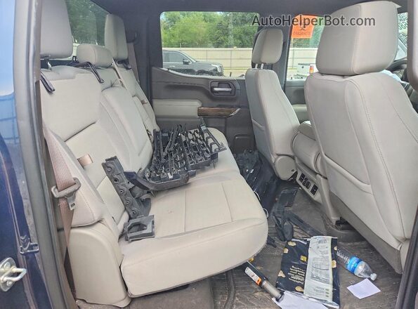 3GCUYEED7NG215154 2022 CHEVROLET SILVERADO Blue Вид задніх сидінь