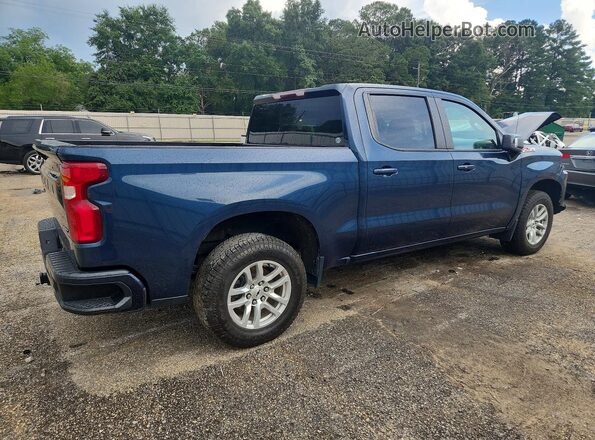 3GCUYEED7NG215154 2022 CHEVROLET SILVERADO Blue Задня права чверть