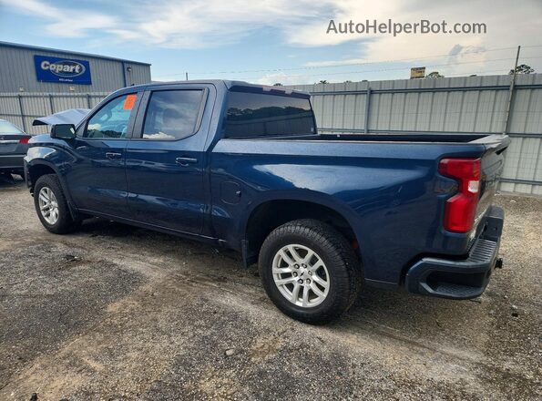 3GCUYEED7NG215154 2022 CHEVROLET SILVERADO Blue Задня ліва чверть