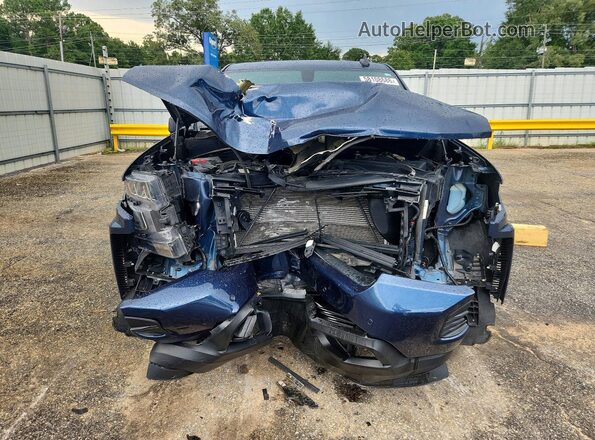 3GCUYEED7NG215154 2022 CHEVROLET SILVERADO Blue Вид спереду