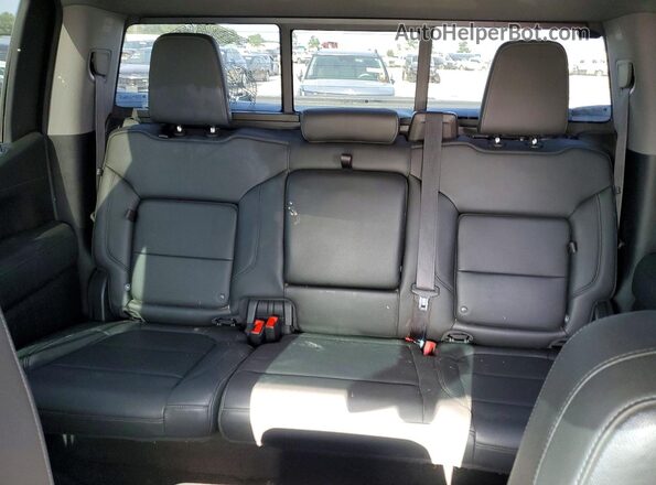 3GCUYEED9LG390020 2020 CHEVROLET SILVERADO Black Հետևի նստատեղերի տեսք