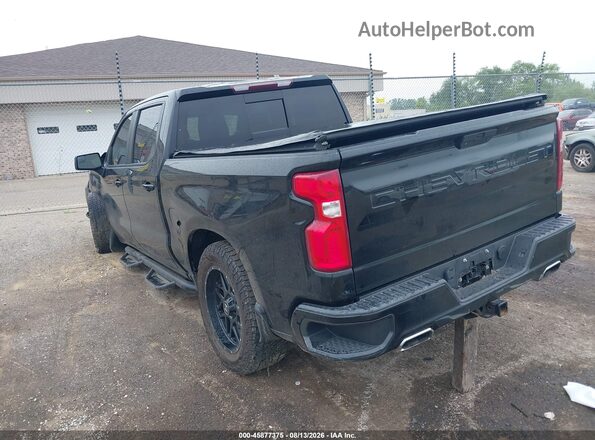 3GCUYEED9LG428698 2020 CHEVROLET SILVERADO Черный Задняя левая четверть