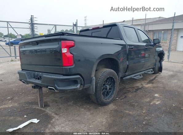 3GCUYEED9LG428698 2020 CHEVROLET SILVERADO Черный Задняя правая четверть