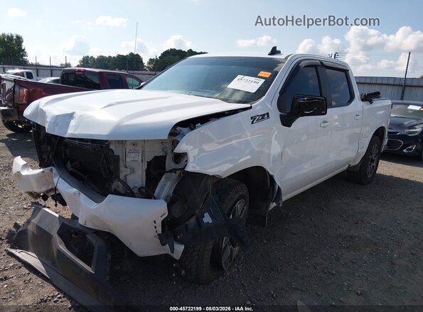 3GCUYEED9MG284412 2021 CHEVROLET SILVERADO White წინა მარცხენა ხედი სამი მეოთხედიდან