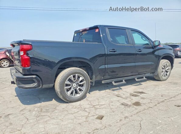 3GCUYEEDXNG173546 2022 CHEVROLET SILVERADO Black Tył prawy