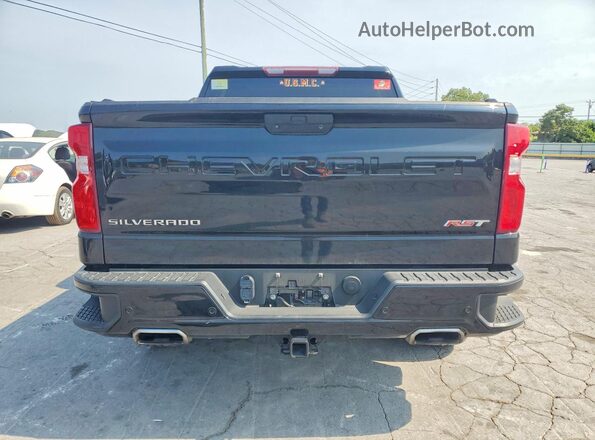 3GCUYEEDXNG173546 2022 CHEVROLET SILVERADO Black Widok z tyłu