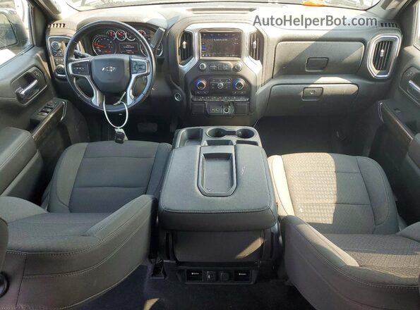 3GCUYEEDXNG173546 2022 CHEVROLET SILVERADO Black Widok deski rozdzielczej