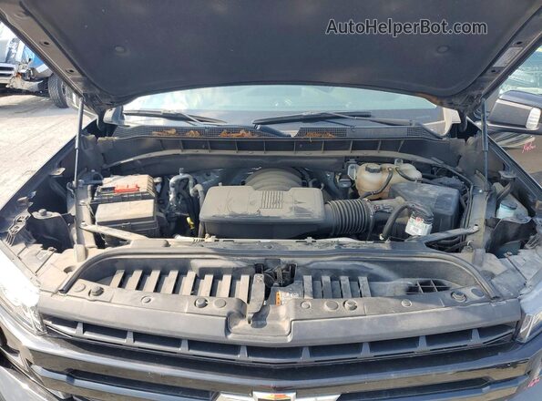 3GCUYEEDXNG173546 2022 CHEVROLET SILVERADO Black Widok wnętrza z tyłu