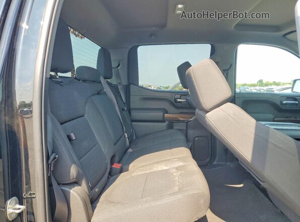 3GCUYEEDXNG173546 2022 CHEVROLET SILVERADO Black Widok tylnych siedzeń