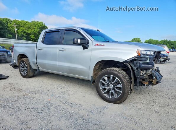 3GCUYEET5MG180992 2021 CHEVROLET SILVERADO Silver Przód prawy