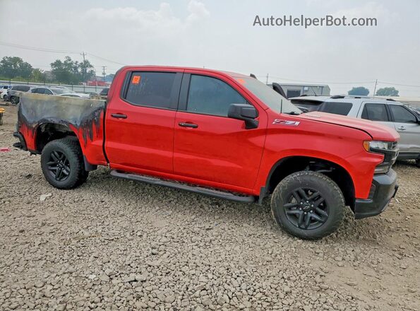 3GCUYFETXNG198122 2022 CHEVROLET SILVERADO Red Delantero derecho
