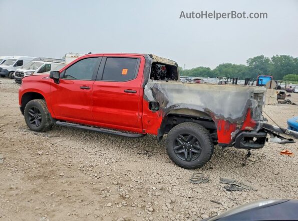 3GCUYFETXNG198122 2022 CHEVROLET SILVERADO Red Trasero izquierdo