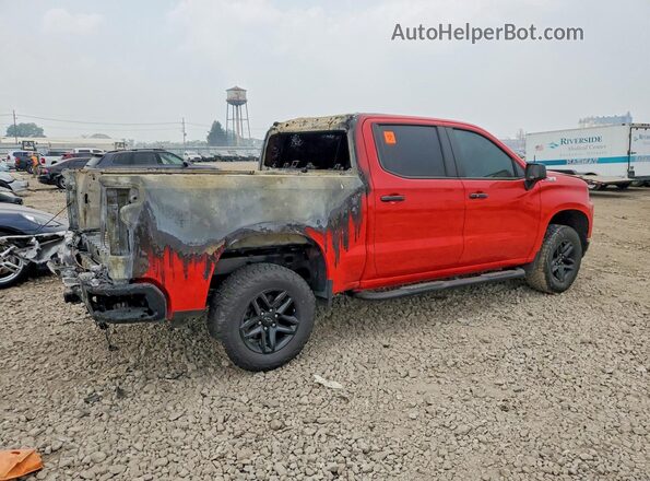 3GCUYFETXNG198122 2022 CHEVROLET SILVERADO Red Trasero derecho