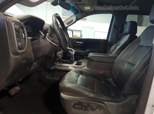 3GCUYGED0KG118983 2019 CHEVROLET SILVERADO White Widok wnętrza z przodu