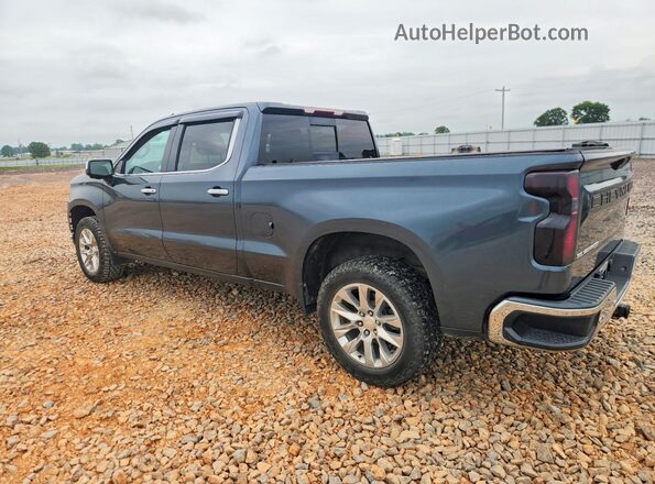 3GCUYGED0KG247063 2019 CHEVROLET SILVERADO Gray Trasero izquierdo