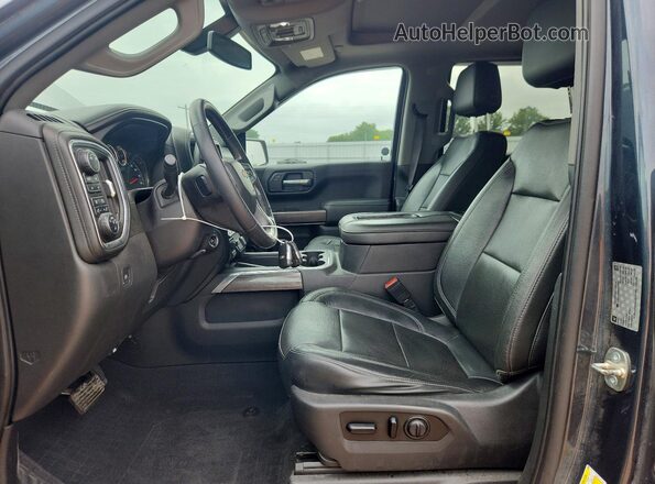 3GCUYGED0KG247063 2019 CHEVROLET SILVERADO Gray Vista interior delantera