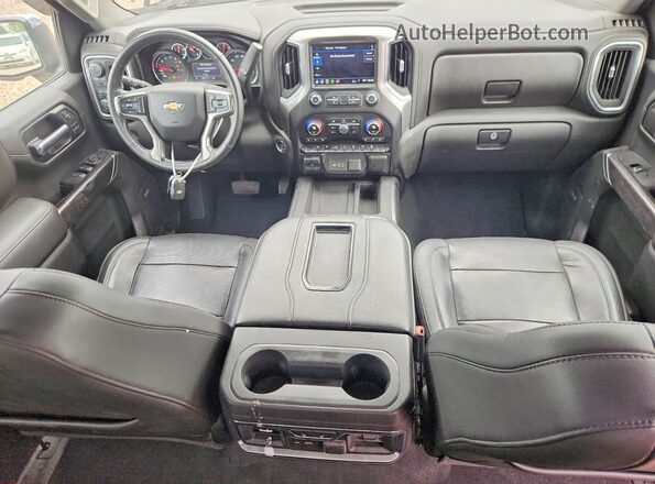 3GCUYGED0KG247063 2019 CHEVROLET SILVERADO Gray Vista del salpicadero