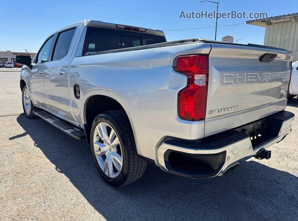 3GCUYGED1KG140894 2019 CHEVROLET SILVERADO Silver Trasero derecho