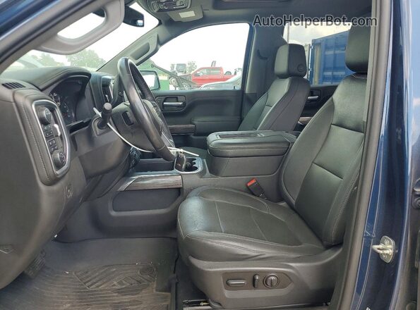 3GCUYGED2MG411092 2021 CHEVROLET SILVERADO Blue Vista interior delantera