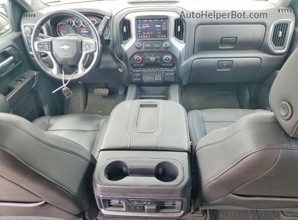 3GCUYGED2MG411092 2021 CHEVROLET SILVERADO Blue Vista del salpicadero