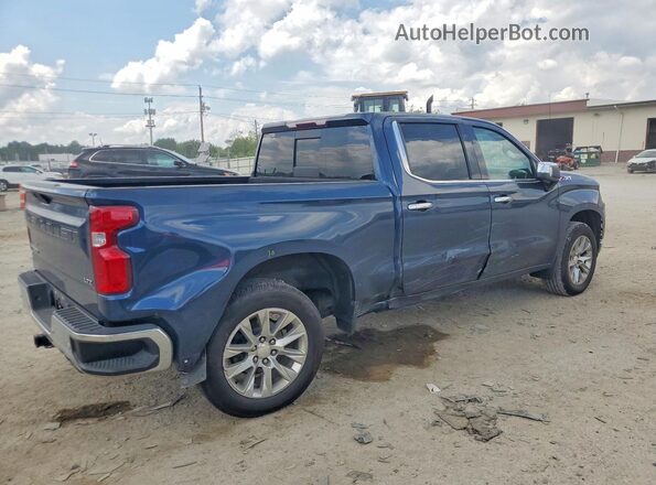 3GCUYGED2MG411092 2021 CHEVROLET SILVERADO Blue Trasero derecho