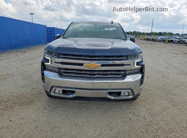 3GCUYGED2MG411092 2021 CHEVROLET SILVERADO Blue Vista frontal