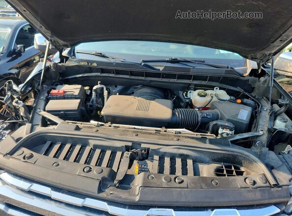 3GCUYGED3MG203240 2021 CHEVROLET SILVERADO Black Вид задньої частини салону
