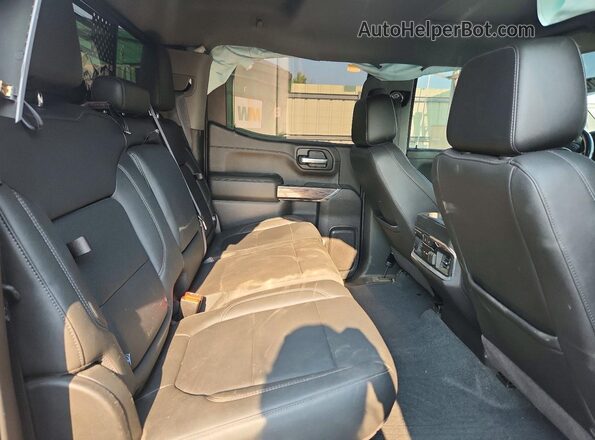 3GCUYGED3MG203240 2021 CHEVROLET SILVERADO Black Вид задніх сидінь