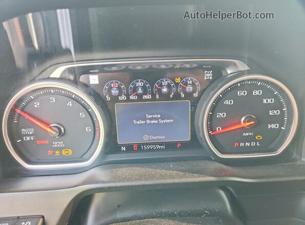 3GCUYGED3MG203240 2021 CHEVROLET SILVERADO Black Вид щитка приладів