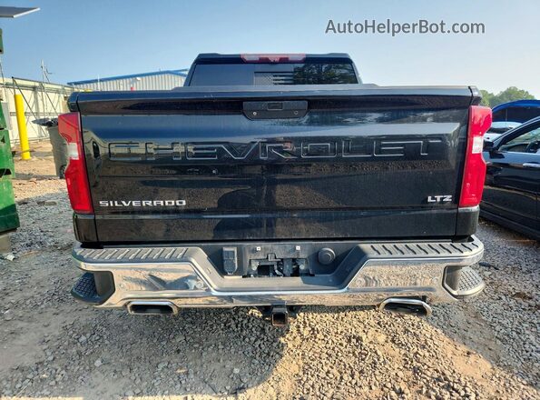 3GCUYGED3MG203240 2021 CHEVROLET SILVERADO Black Вид ззаду