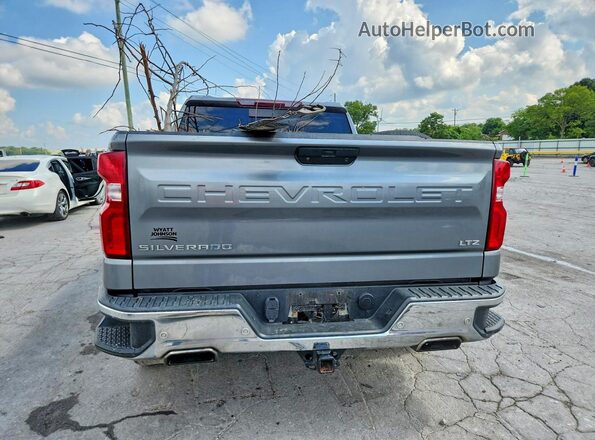 3GCUYGEDXLG431170 2020 CHEVROLET SILVERADO Серебряный Вид сзади