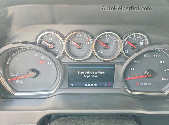 3GCUYGET9LG112348 2020 CHEVROLET SILVERADO Black Vista del cuadro de instrumentos
