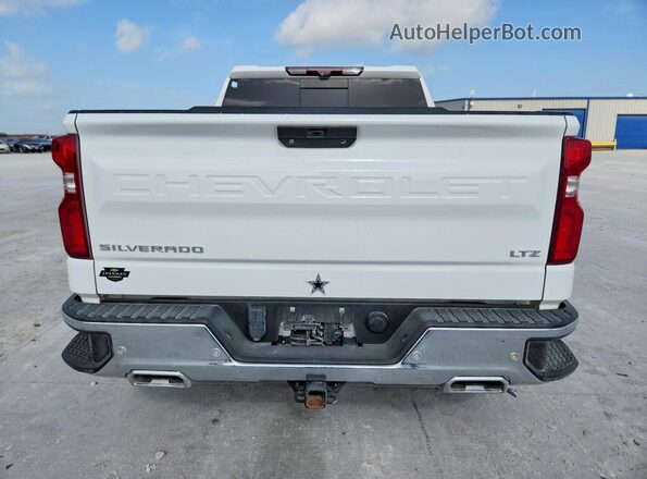 3GCUYGET9NG171483 2022 CHEVROLET SILVERADO White Widok z tyłu