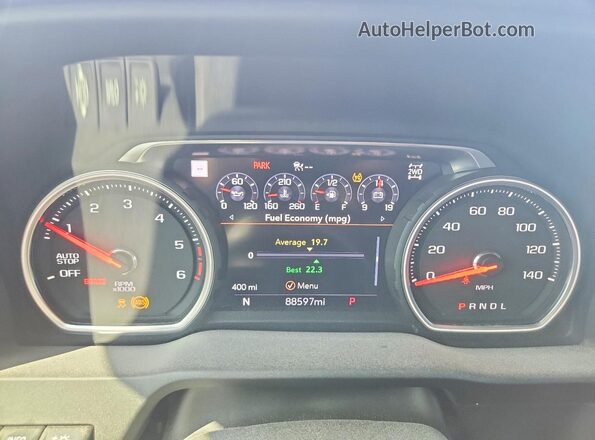 3GCUYGET9NG171483 2022 CHEVROLET SILVERADO White Widok zestawu wskaźników