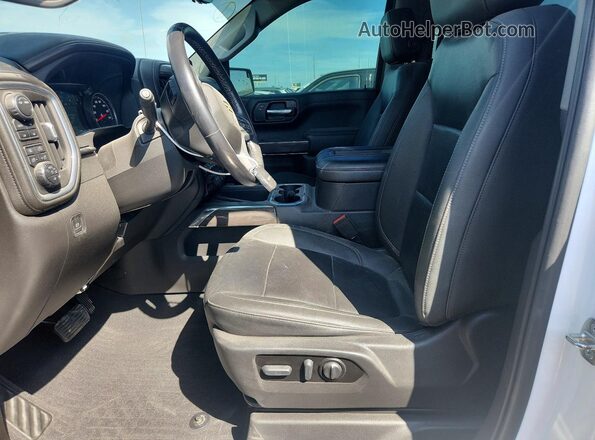 3GCUYGET9NG171483 2022 CHEVROLET SILVERADO White Widok wnętrza z przodu