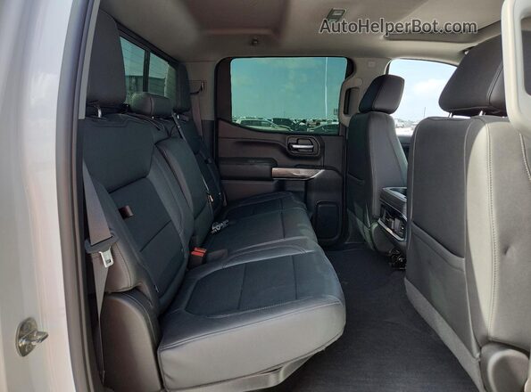 3GCUYGET9NG171483 2022 CHEVROLET SILVERADO White Widok tylnych siedzeń