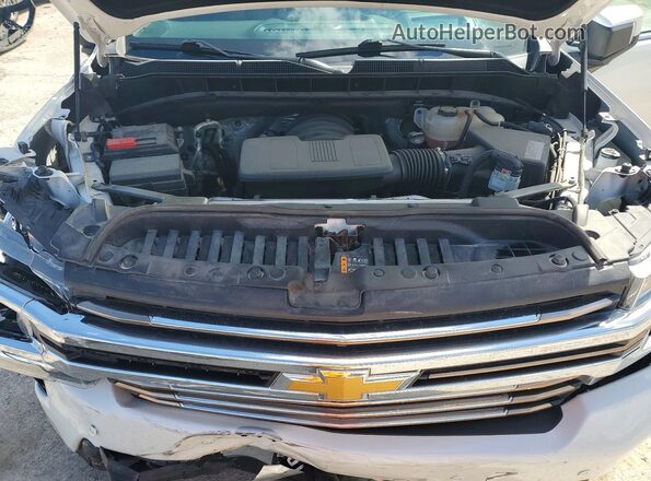 3GCUYHED6KG125264 2019 CHEVROLET SILVERADO White Widok wnętrza z tyłu