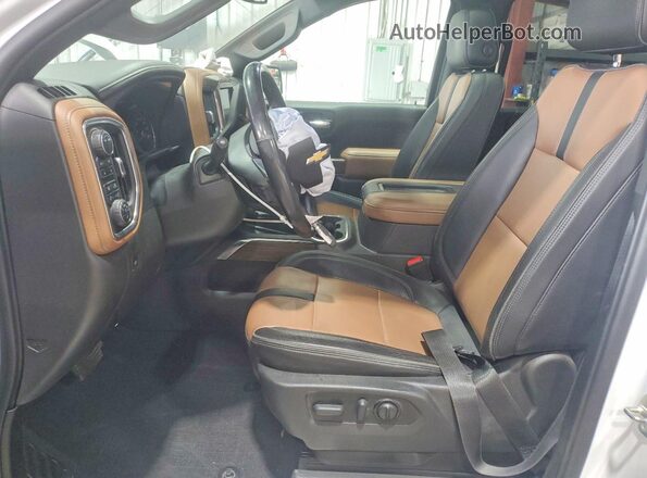 3GCUYHED6NG151643 2022 CHEVROLET SILVERADO White Սալոնի դիմացի տեսք