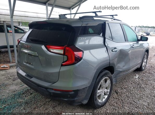 3GKALMEG0PL129737 2023 GMC TERRAIN Серый Задняя правая четверть