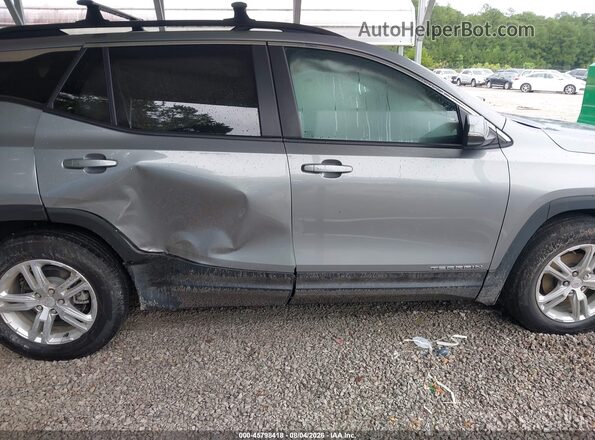 3GKALMEG0PL129737 2023 GMC TERRAIN Серый Вид задней части салона