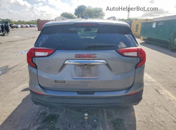 3GKALMEG0PL222726 2023 GMC TERRAIN Gray Вид ззаду