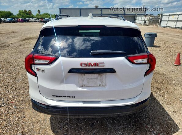 3GKALMEG0RL206139 2024 GMC TERRAIN White Հետևի տեսք