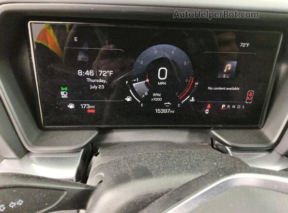 3GKALMEG0TL435993 2026 GMC TERRAIN Синий Вид щитка приборов