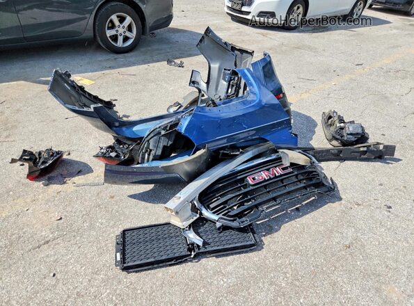 3GKALMEG1RL176844 2024 GMC TERRAIN Blue Vista de la etiqueta del VIN