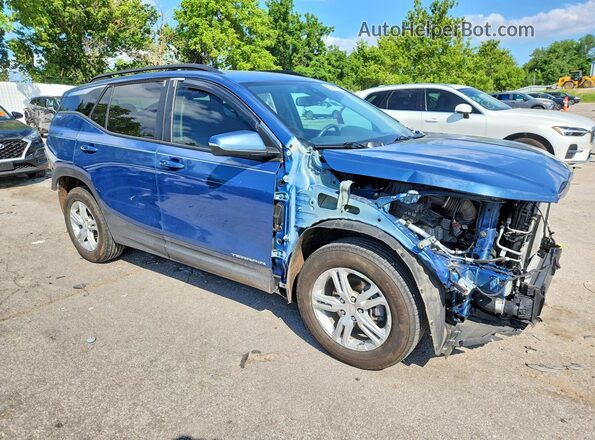 3GKALMEG1RL176844 2024 GMC TERRAIN Blue Delantero derecho