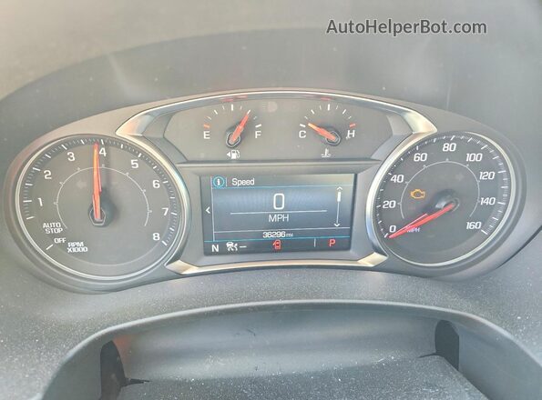 3GKALMEG1RL176844 2024 GMC TERRAIN Blue Vista del cuadro de instrumentos