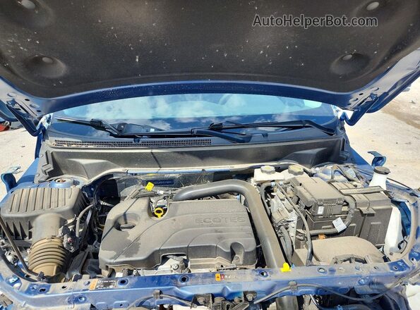 3GKALMEG1RL176844 2024 GMC TERRAIN Blue Vista del compartimento del motor