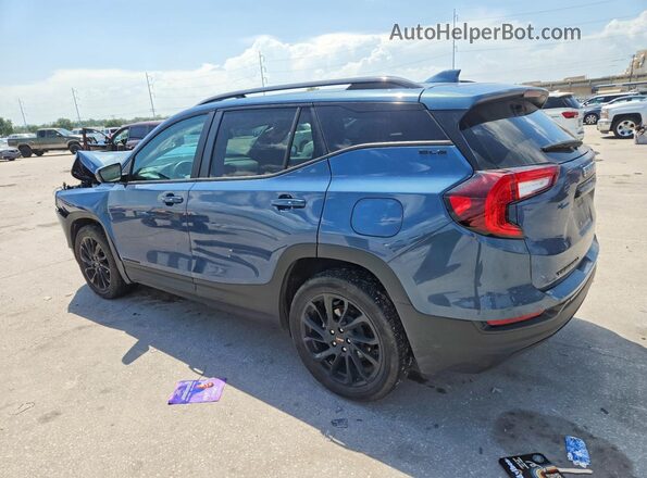 3GKALMEG1RL268245 2024 GMC TERRAIN Blue უკანა მარცხენა