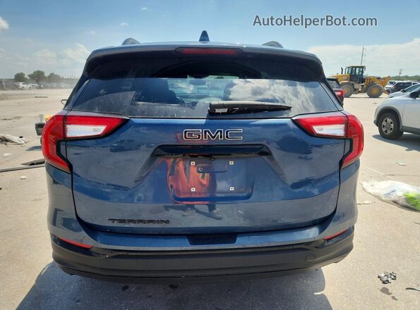 3GKALMEG1RL268245 2024 GMC TERRAIN Blue უკანა ხედი
